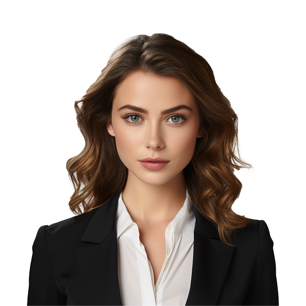 AI generated Businesswoman isolated on transparent background png