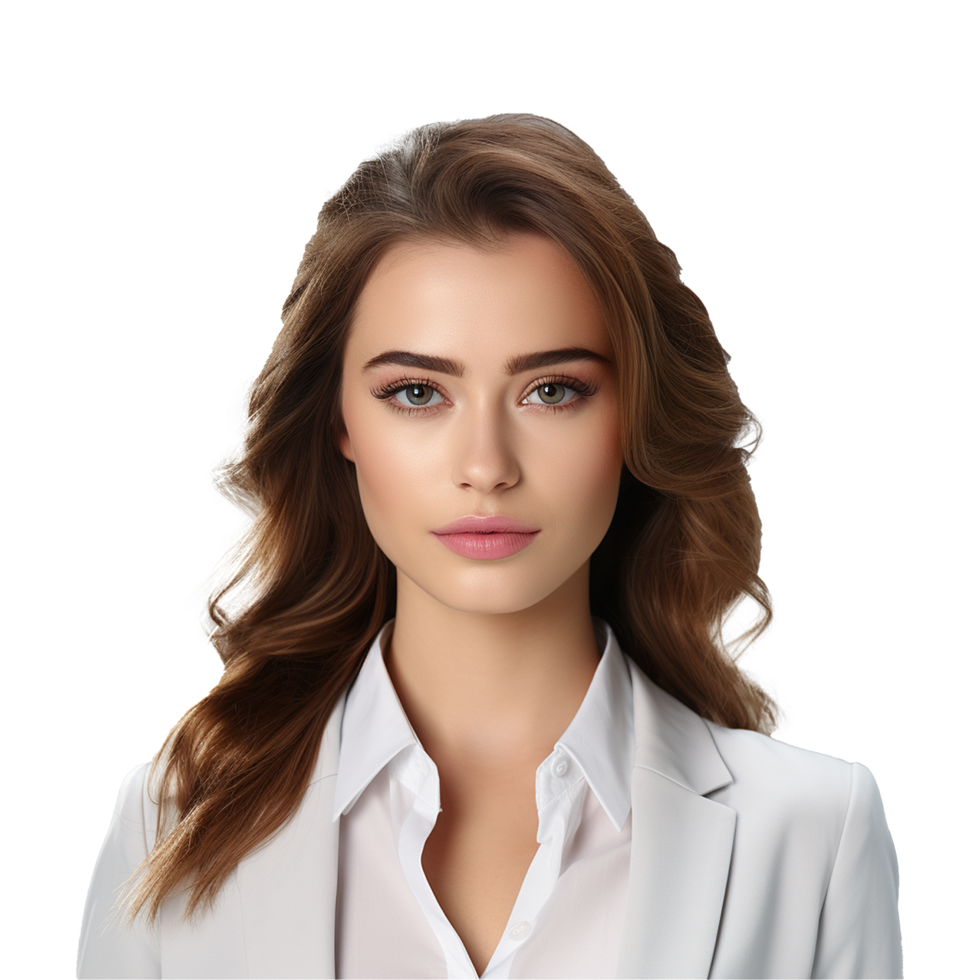 AI generated Businesswoman isolated on transparent background png