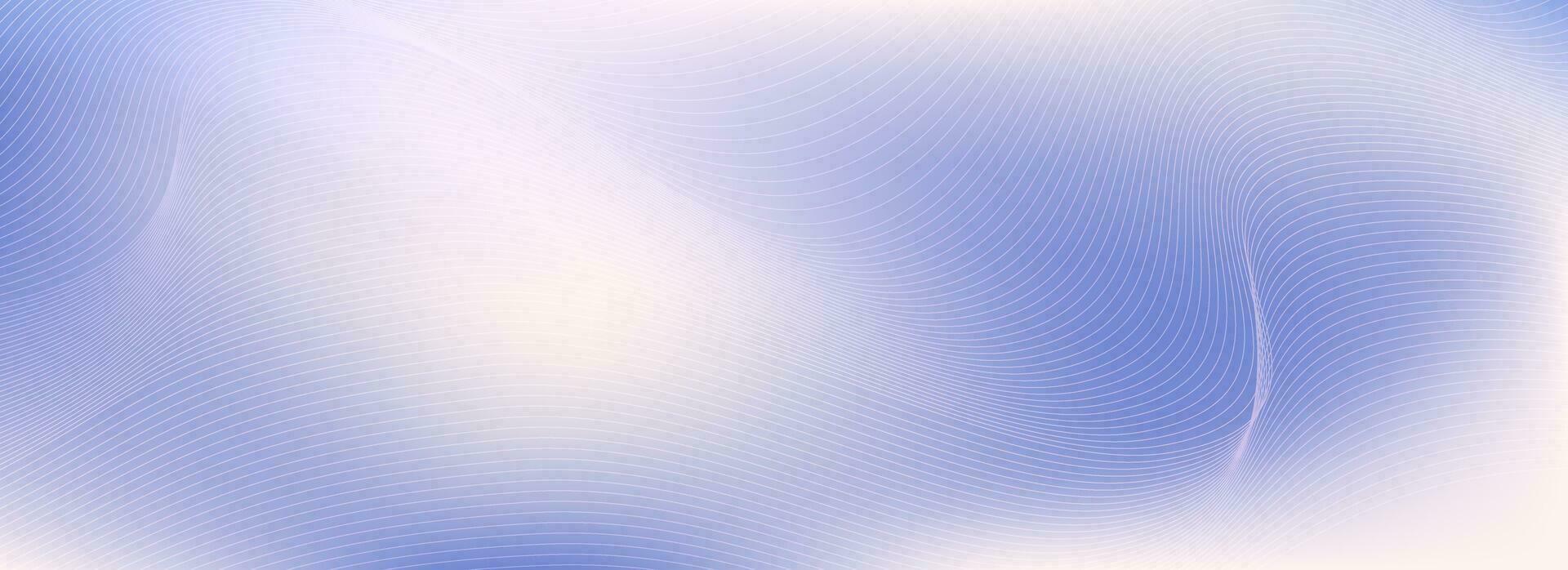 Pastel gradient background with blended lines. vector