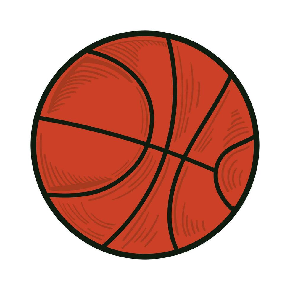 baloncesto vector para imprimir, baloncesto icono, baloncesto vector ilustración, vistoso aislado vector