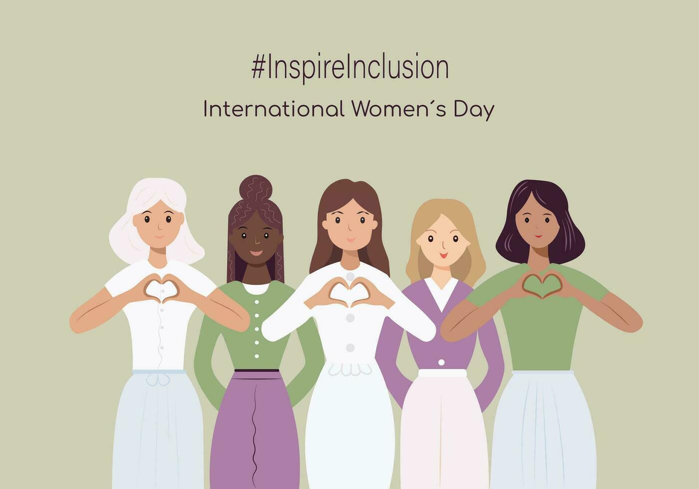 Inspire inclusion social campaign. 2024 36008944 Vector Art at Vecteezy