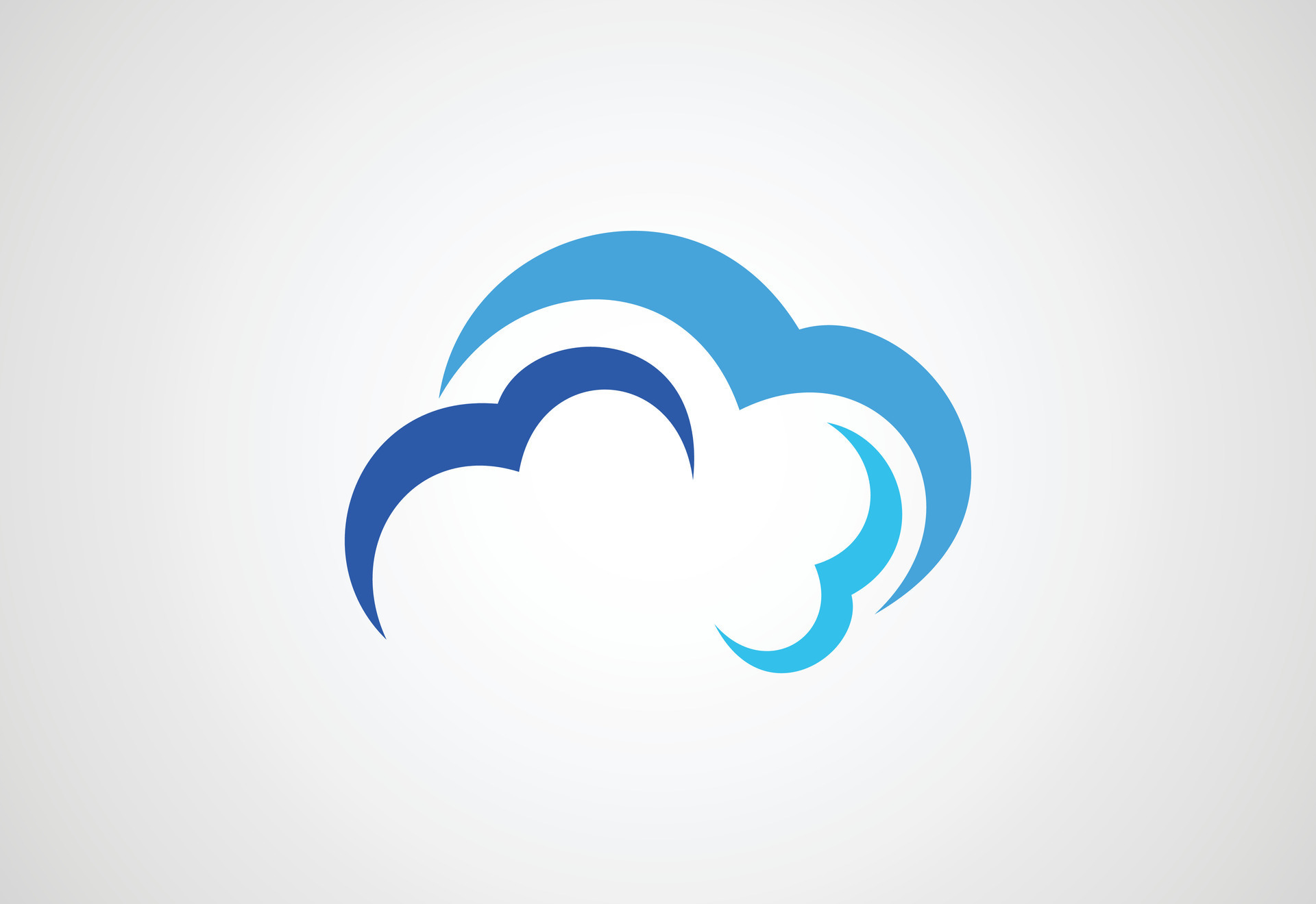 Creative cloud computing logo design, Vector design concept 36008973