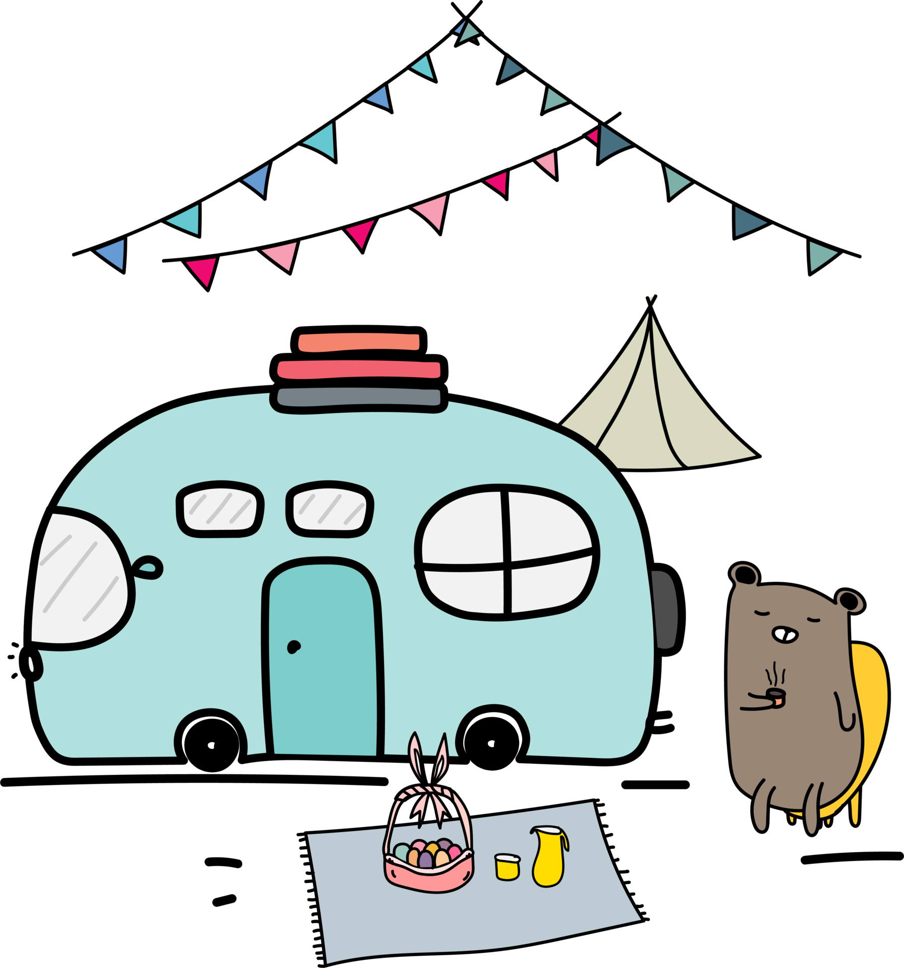 Car cartoon illustration on transparent background. 36009117 PNG