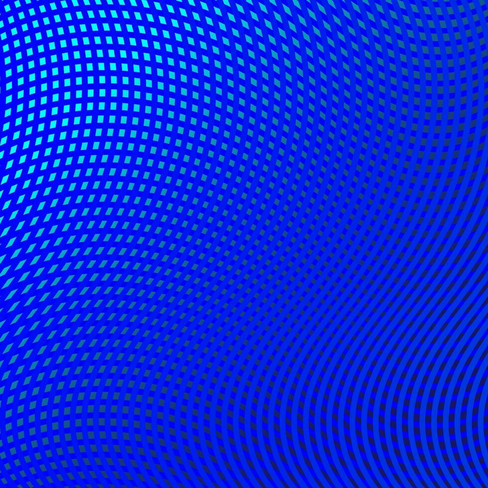 Vector abstract monochromatic pattern in the form of a mesh on a blue background