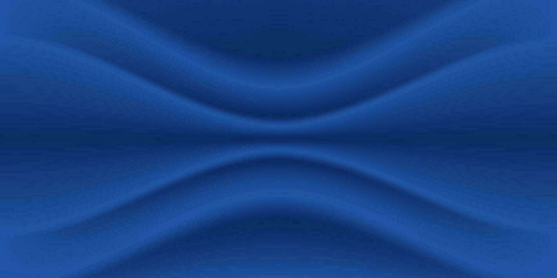 abstract premium dark blue luxury fabric crumpled cloth texture wave shadow soft background with space for text. vector illustration