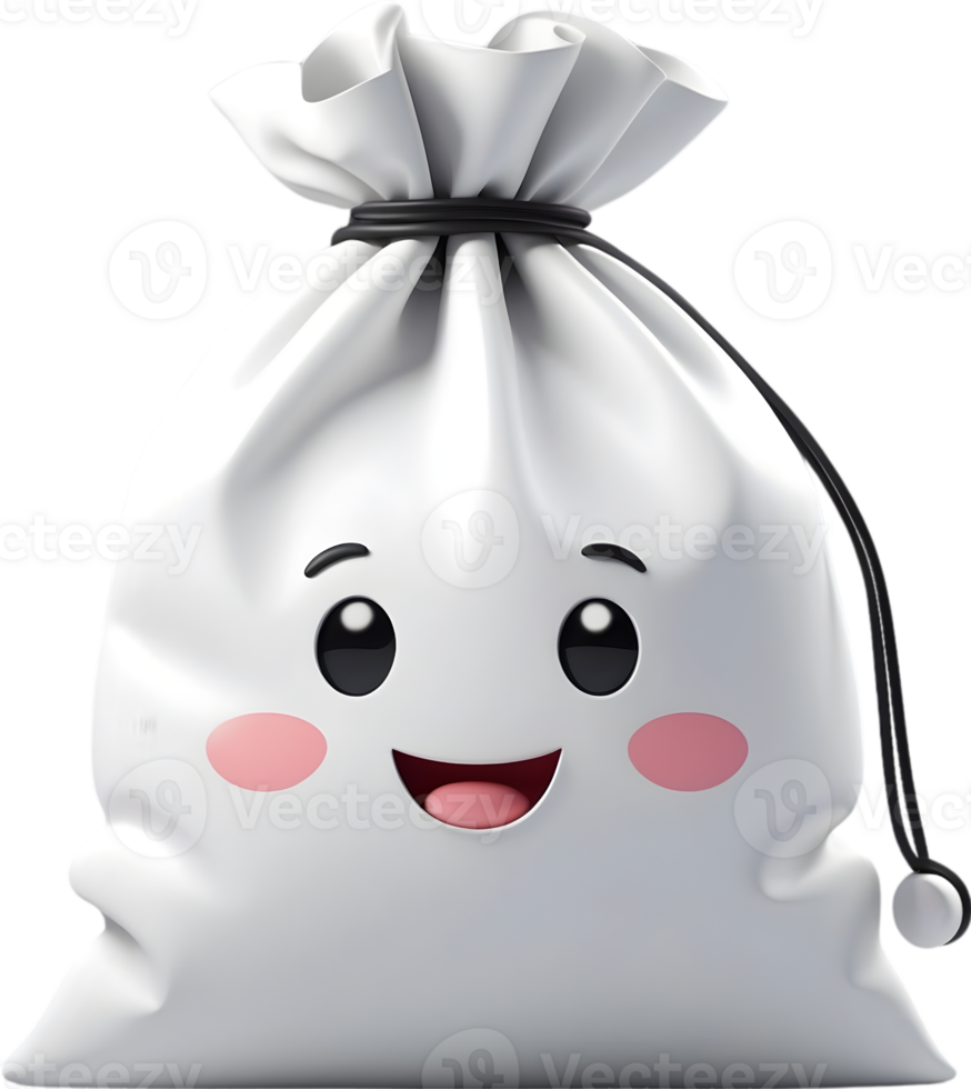 AI generated a bag cartoon png