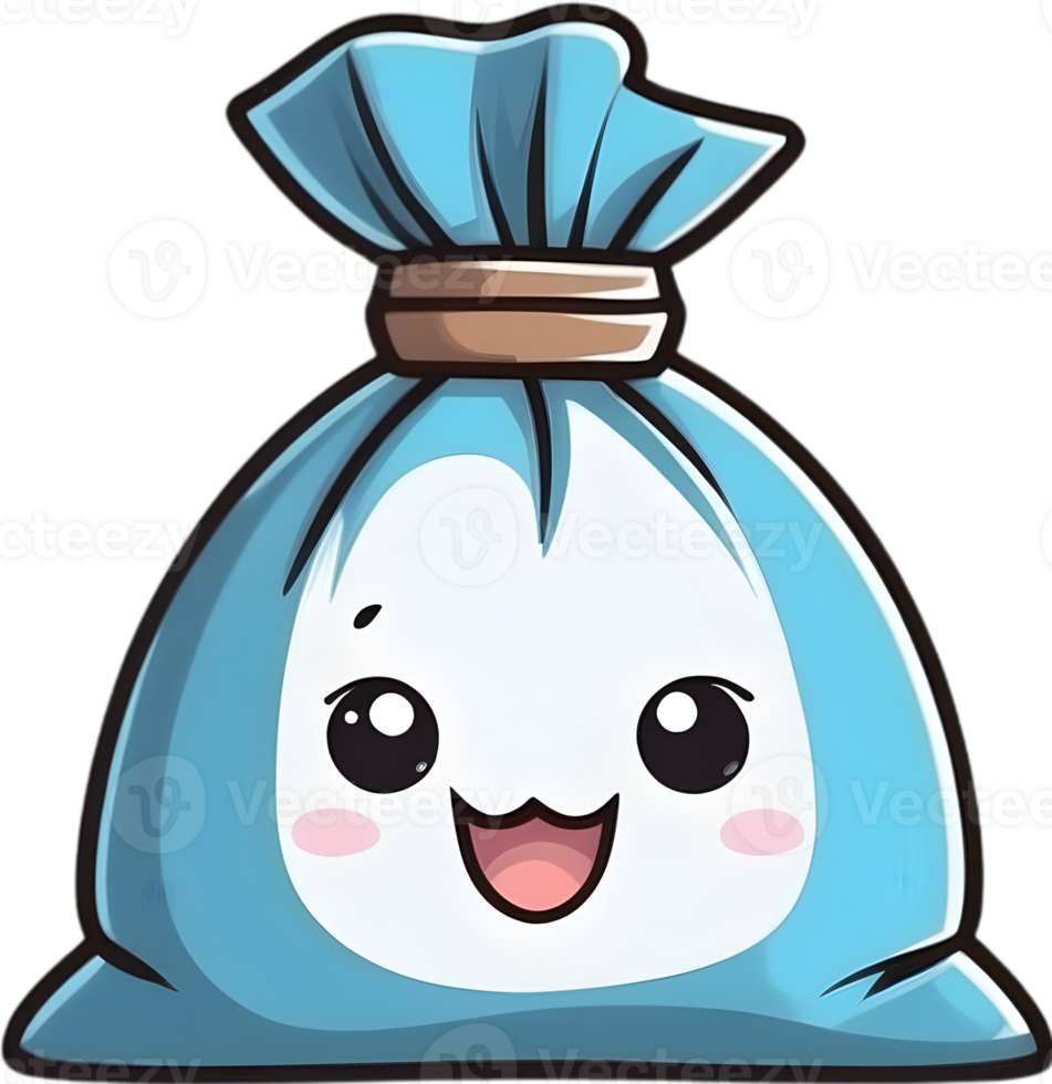 AI generated a bag cartoon png