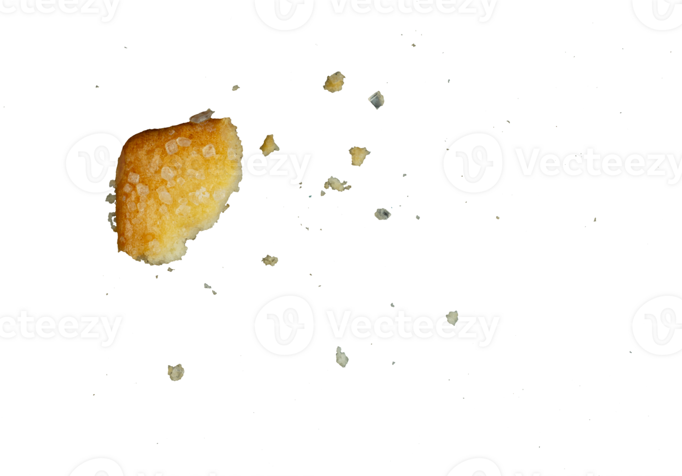 A biscuit crumbs isolated element png