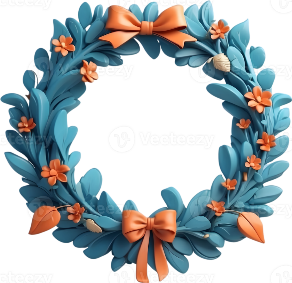 AI generated a wreath for celebrity png