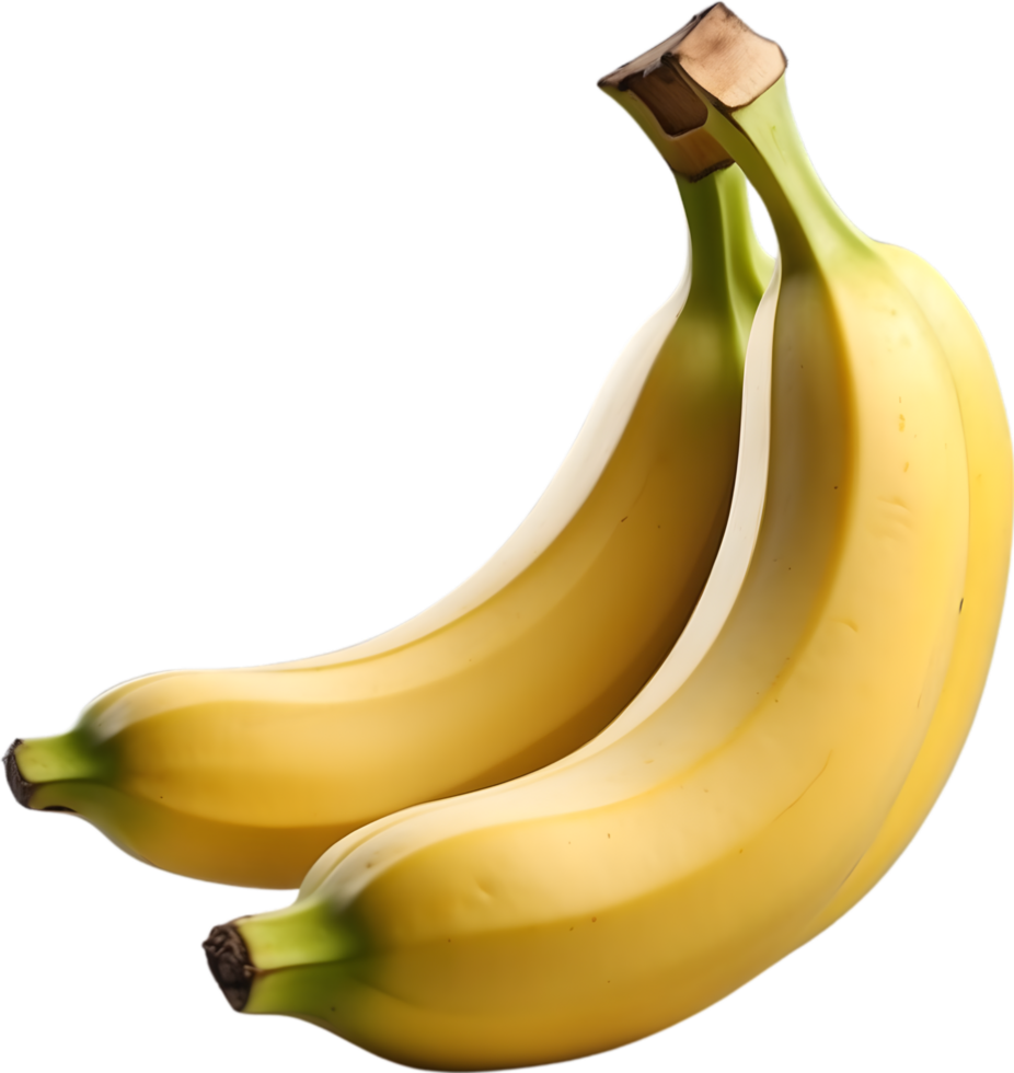 AI generated two banana clipart png