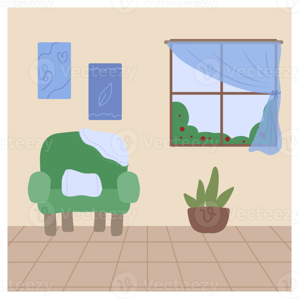 Warm Living Room png