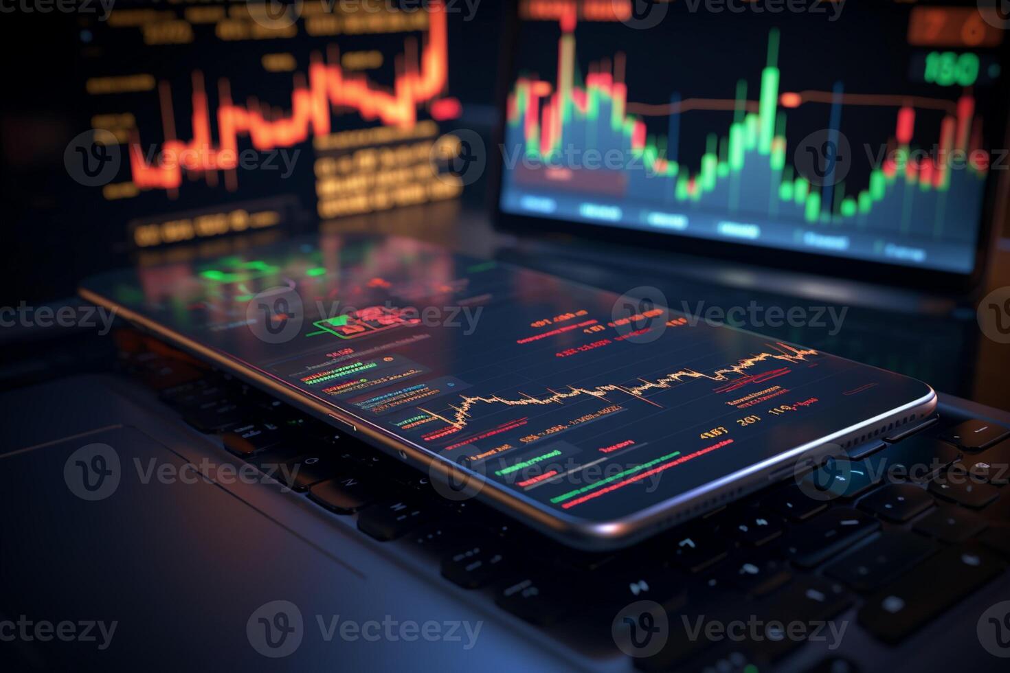 AI generated Stock market decisions Dynamic sell and buy options on a ... Circuit Diagram