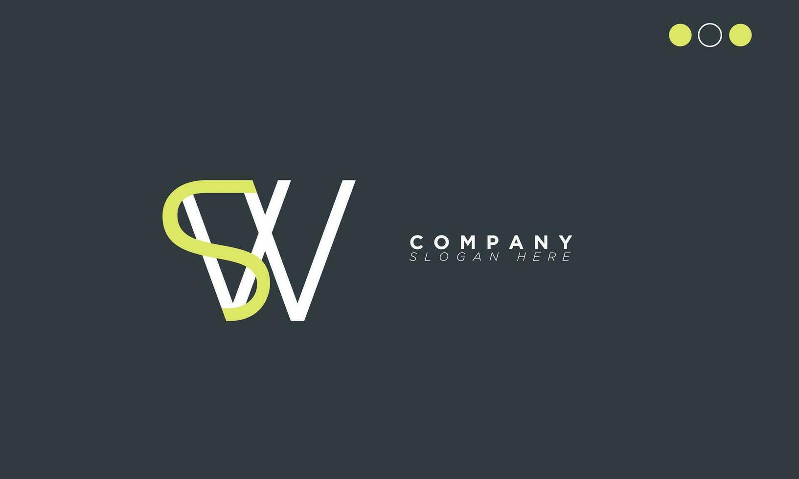 SW Alphabet letters Initials Monogram logo WS, S and W vector