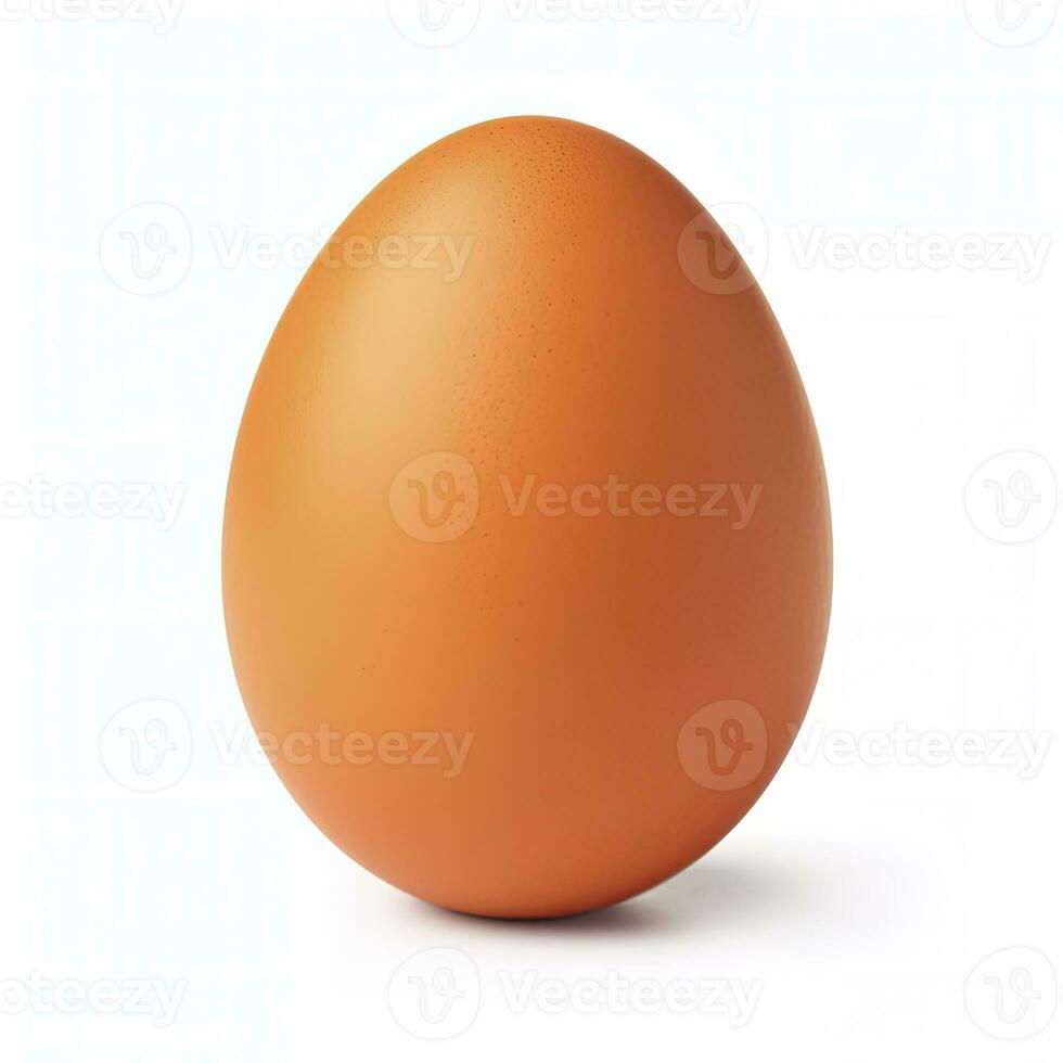 AI generated Egg isolated on white background. AI Generated photo