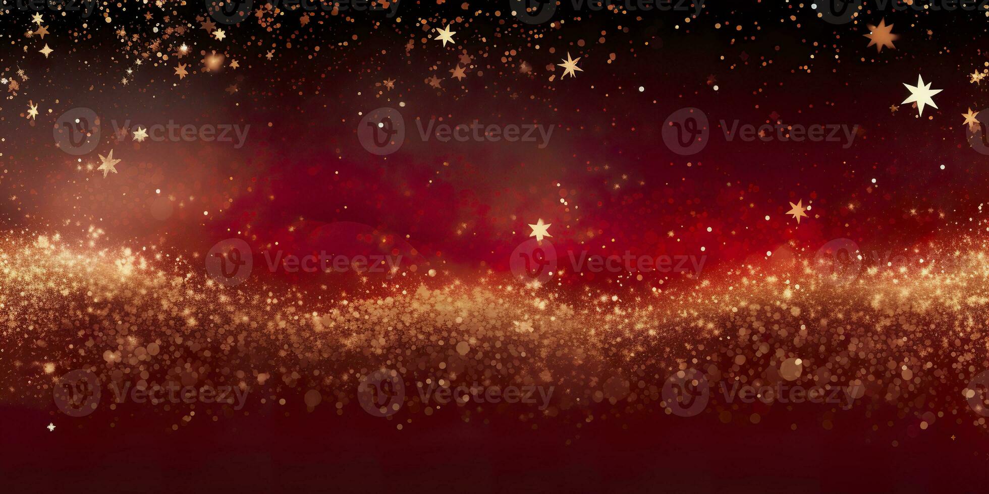 AI generated Merry Christmas and Happy New Year Background. AI Generated photo