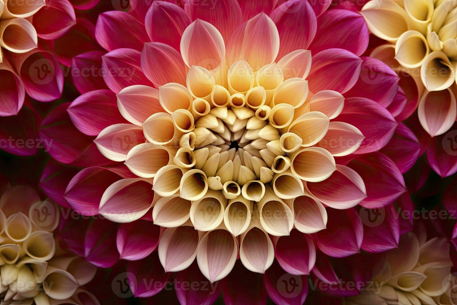 AI generated Dahlia flower background.  AI Generated. photo