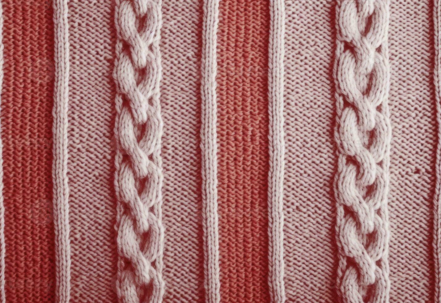 AI generated Knitted sweater texture, background with copy space. AI Generated photo