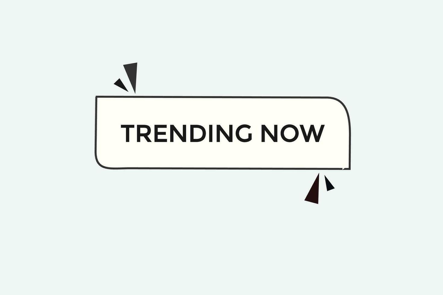 new website, click button trending now, level, sign, speech, bubble  banner, vector