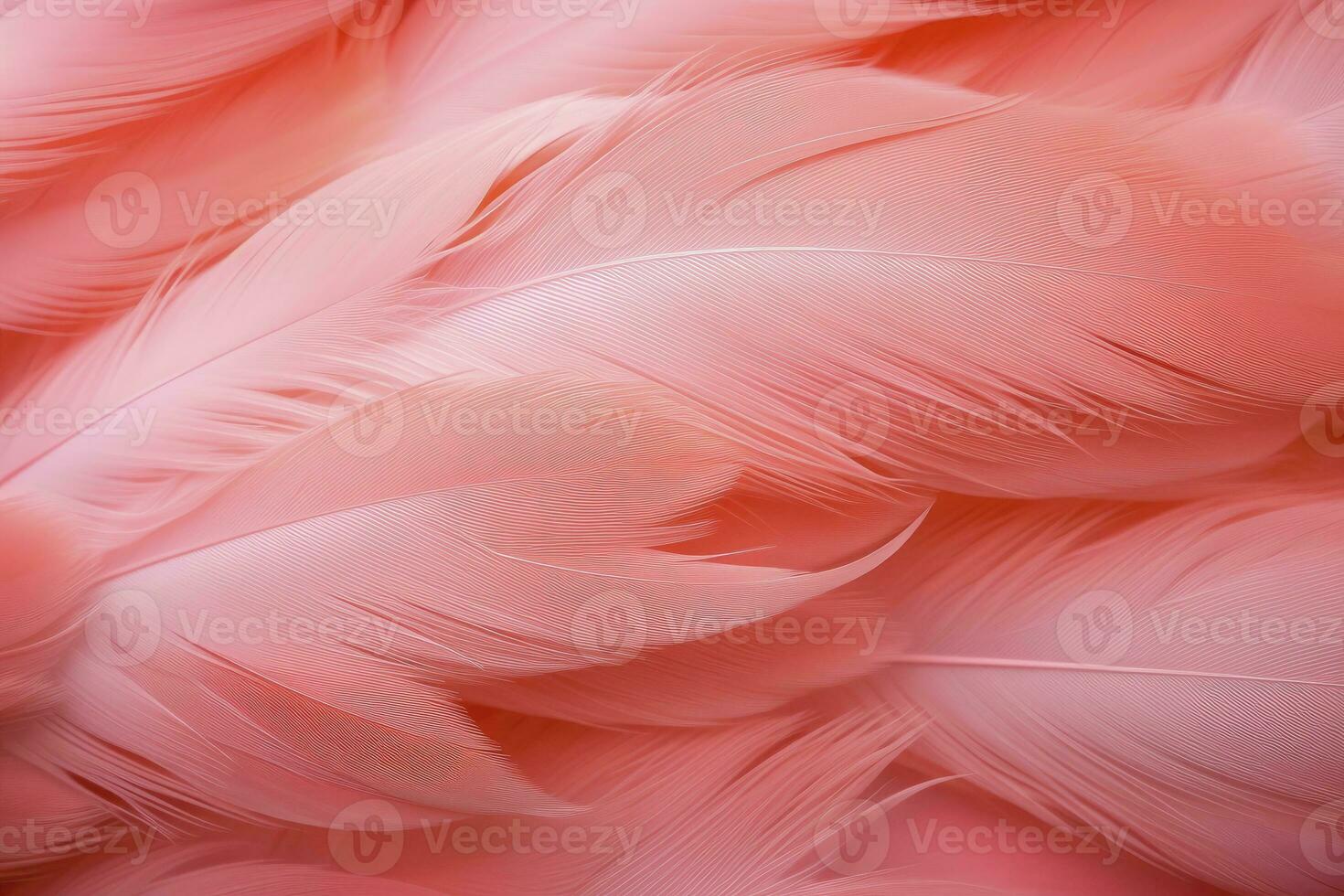 AI generated Flamingo Feather background. AI Generated photo