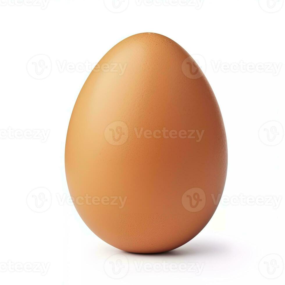 AI generated Egg isolated on white background. AI Generated photo