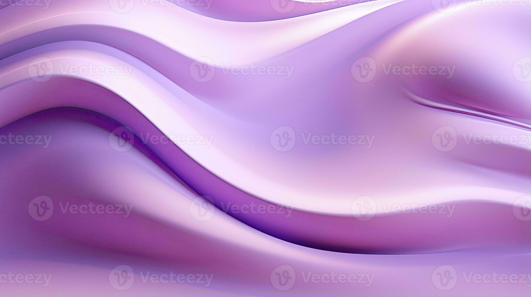 AI generated Abstract 3D image of digital waves in shades of pink and purple. AI Generated photo