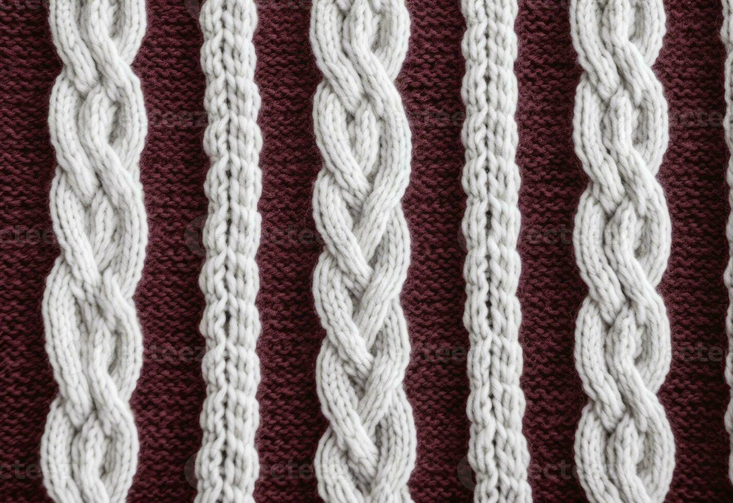 AI generated Knitted sweater texture, background with copy space. AI Generated photo