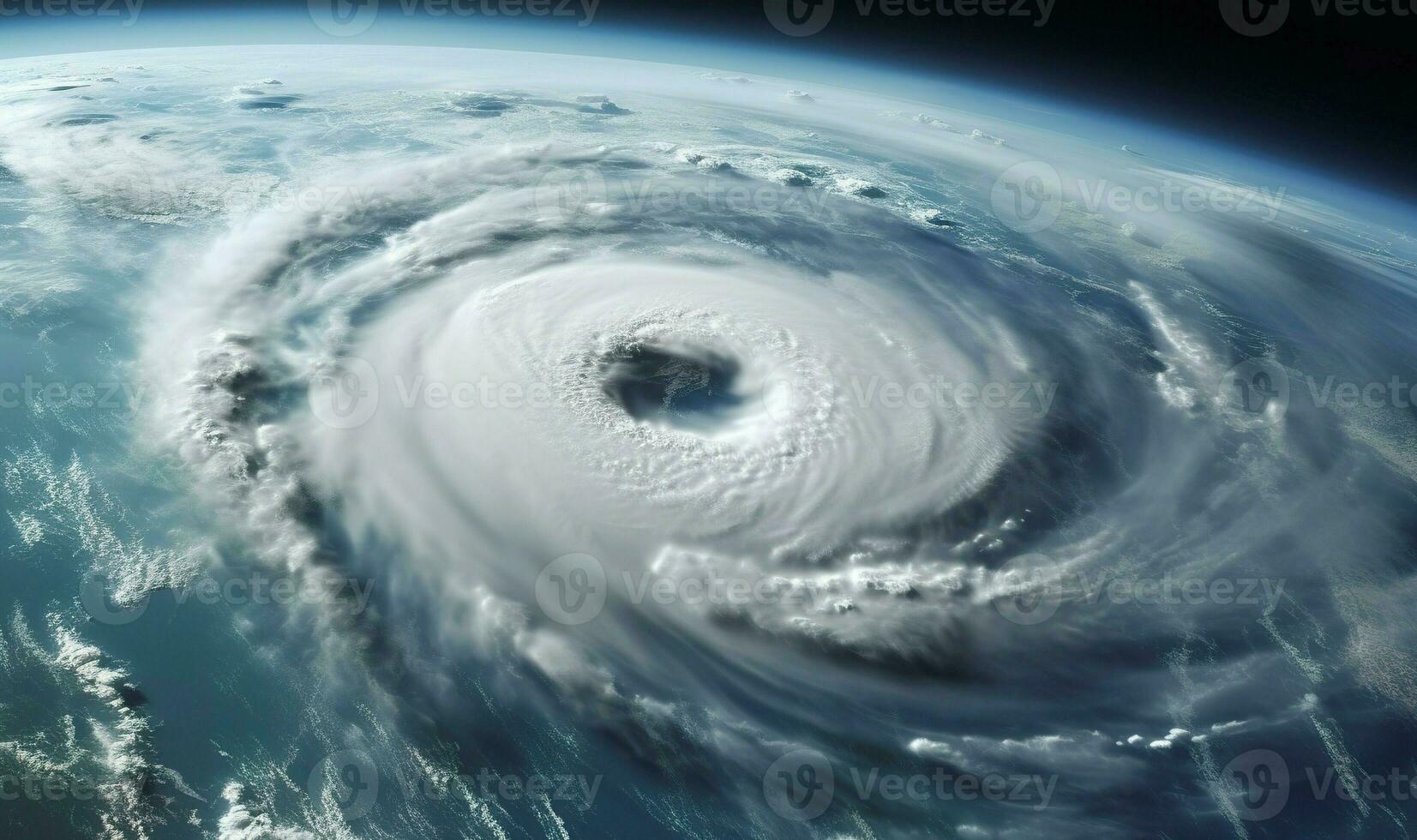 ai generado súper tifón, tropical tormenta, ciclón, tornado, terminado océano. clima antecedentes. generativo ai foto