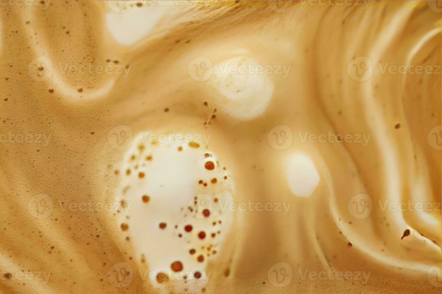 AI generated Coffee foam texture. AI Generated photo