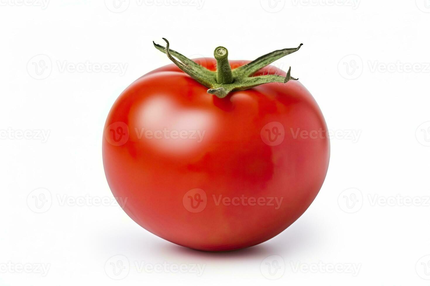 ai generado tomate aislado en blanco antecedentes. ai generado foto