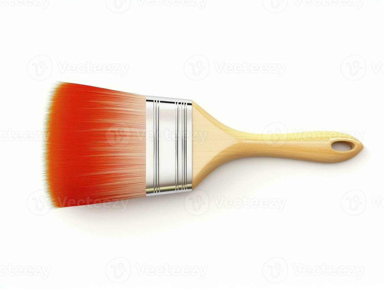 AI generated Paintbrush isolated white background. AI Generated photo