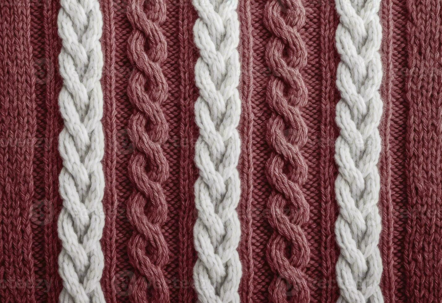 AI generated Knitted sweater texture, background with copy space. AI Generated photo