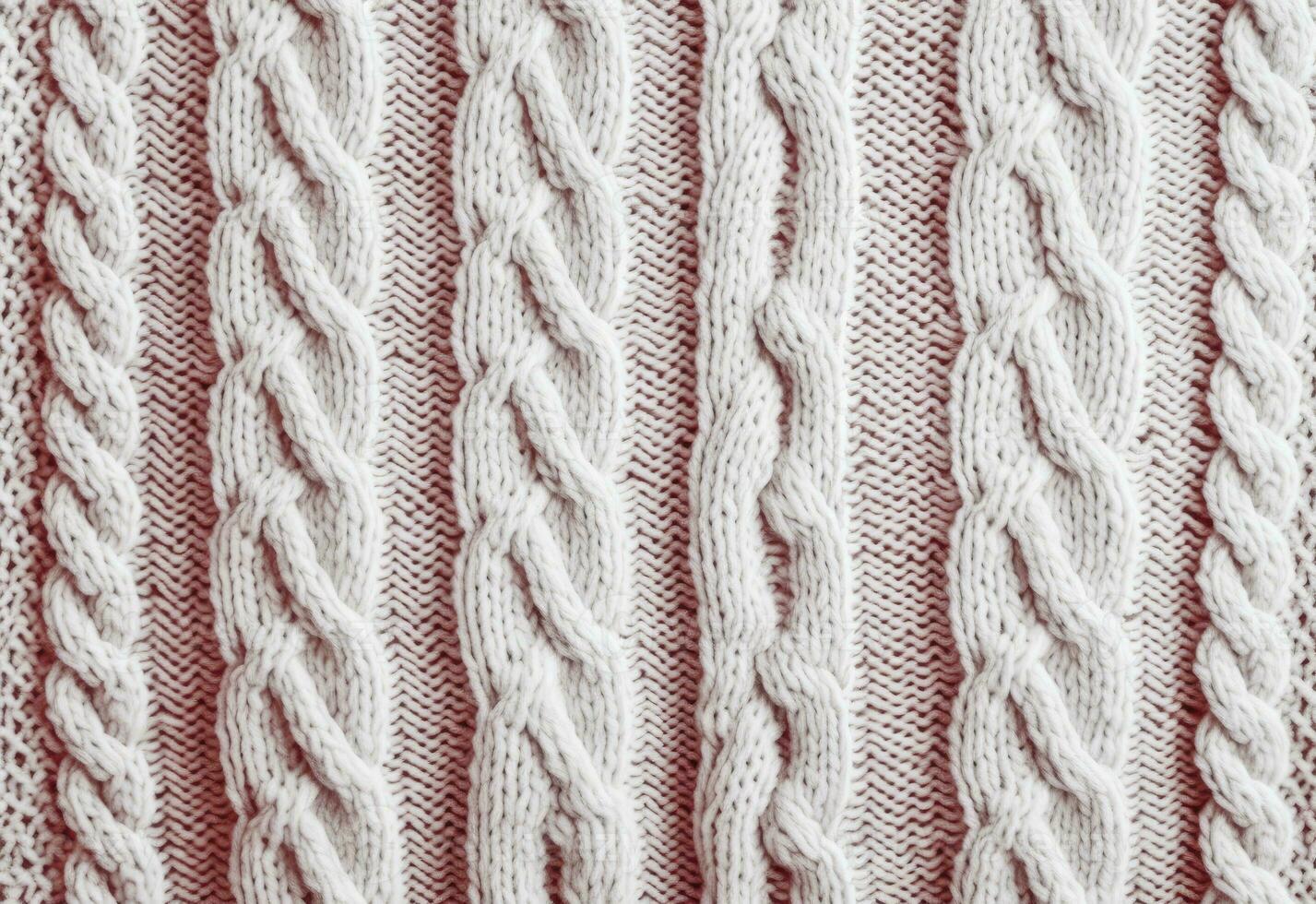 AI generated Knitted sweater texture, background with copy space. AI Generated photo