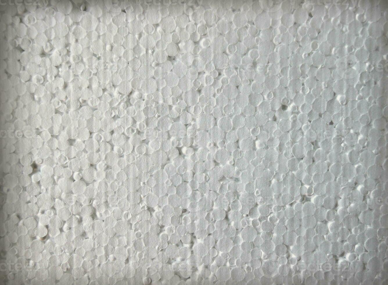 Polystyrene ,Styrofoam foam texture abstract white background. photo