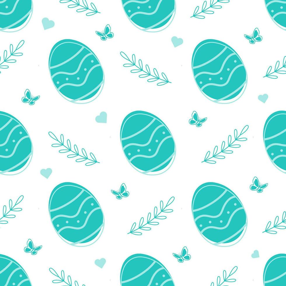 Easter simple pattern 19 vector