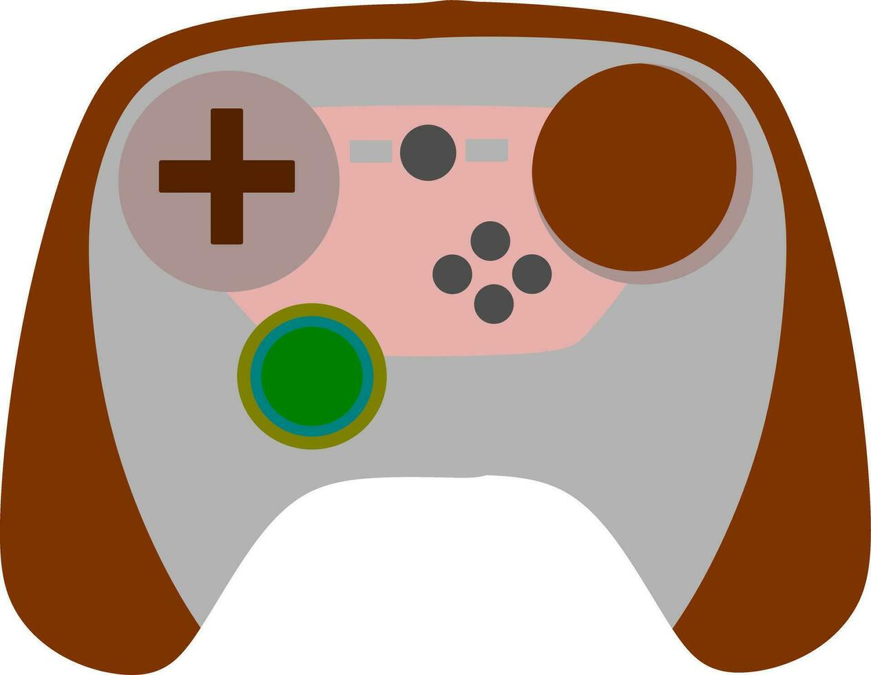 a joystick on a white background vector