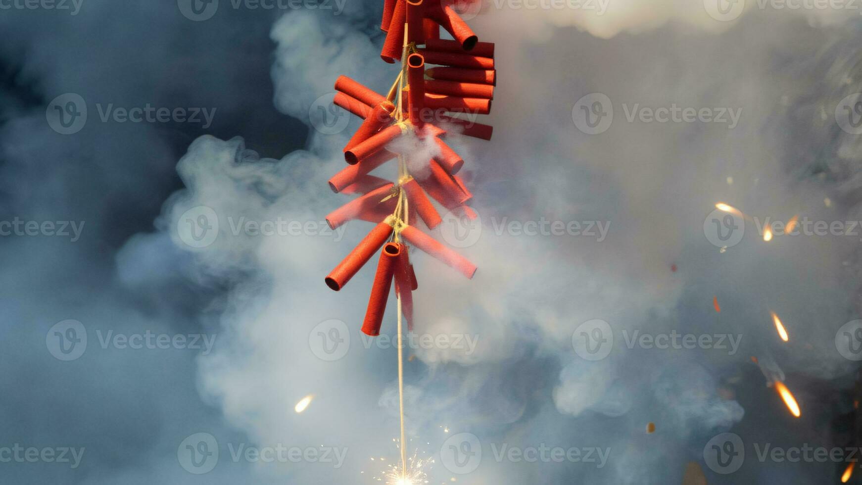 AI generated chinese firecracker ai photo