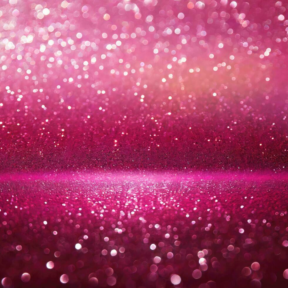 AI generated Pink glitter ombre background photo