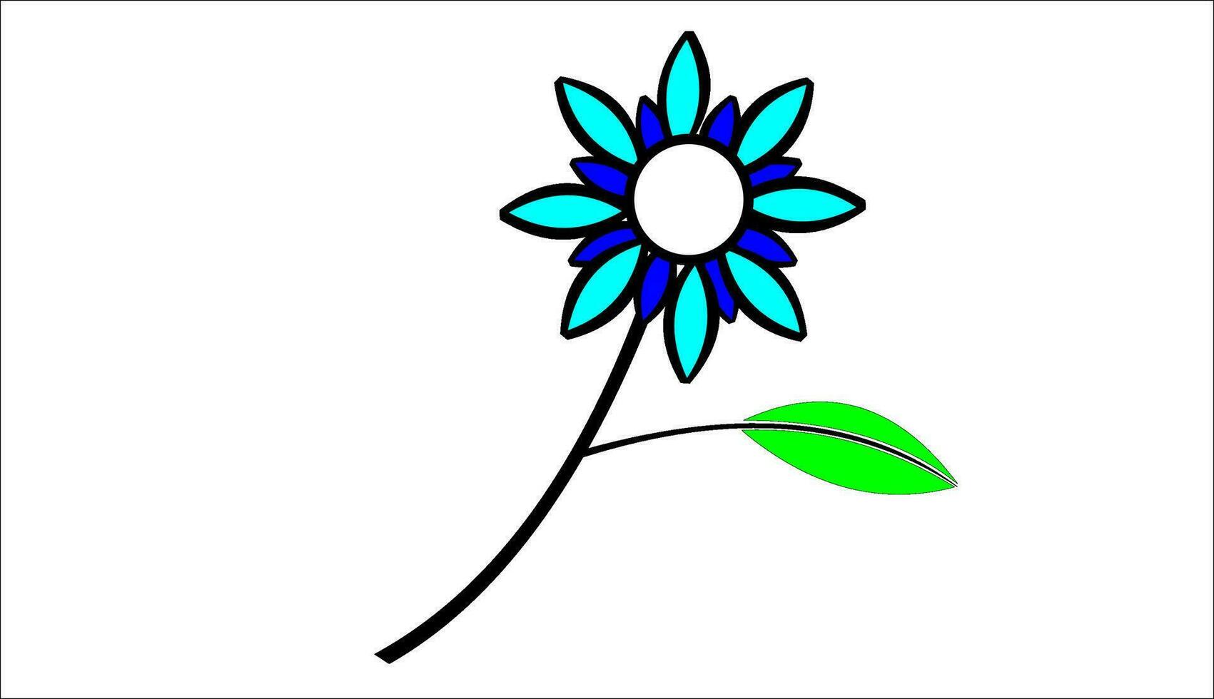 an icon depicting a flower vector