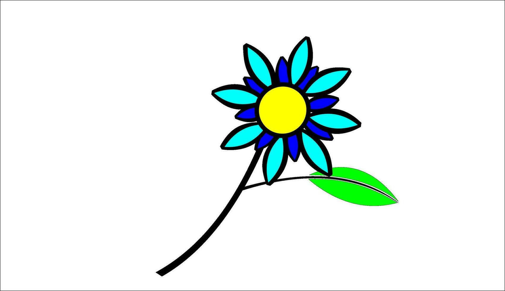 an icon depicting a flower vector