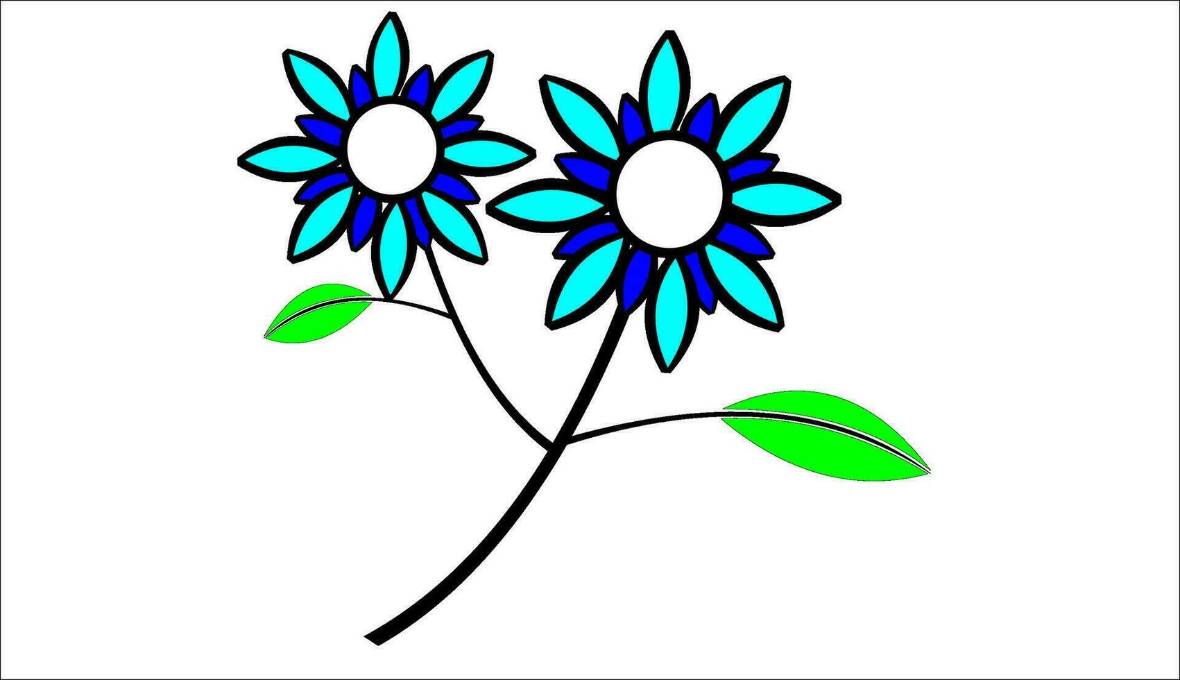 an icon depicting a flower vector