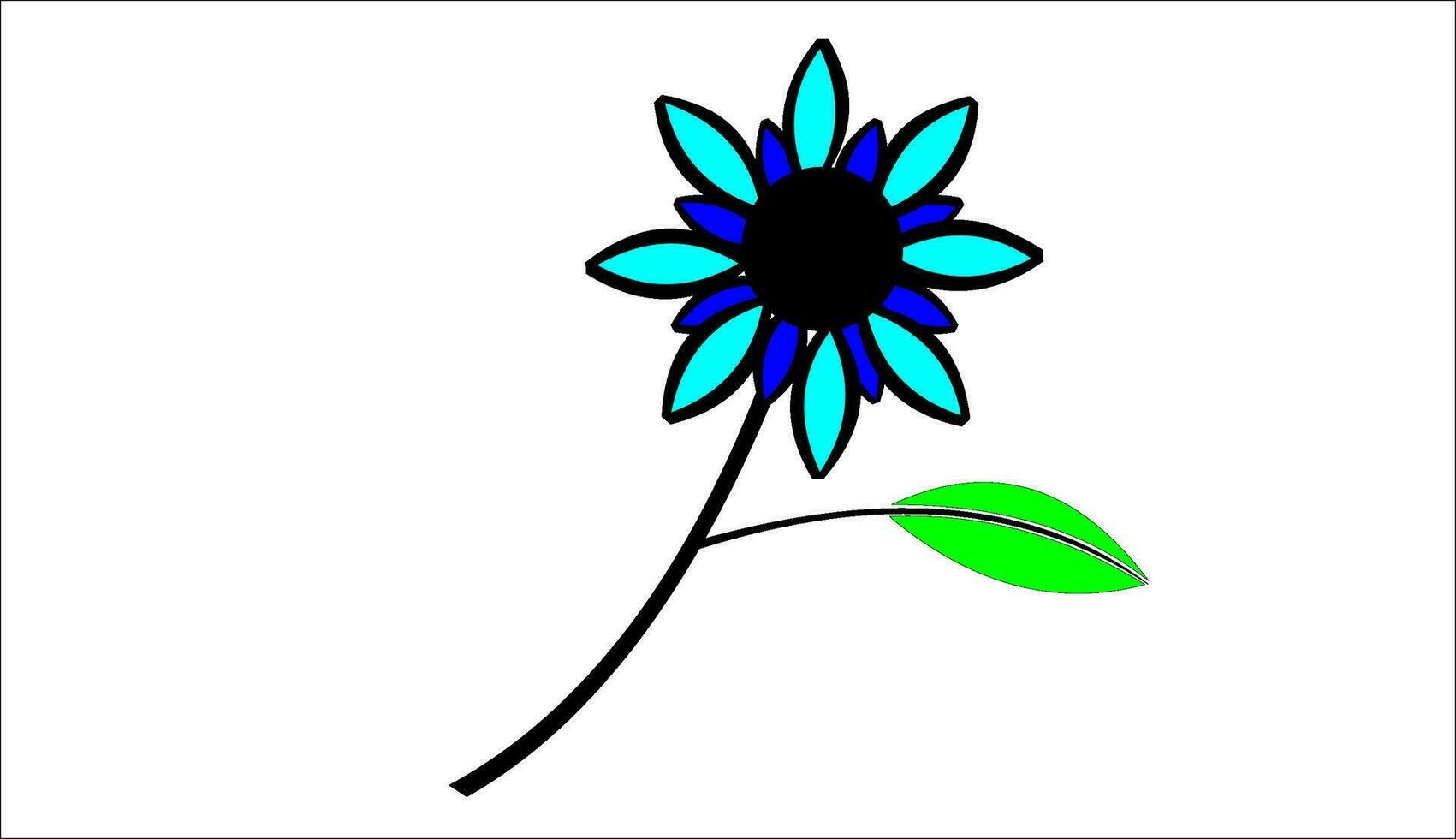 an icon depicting a flower vector