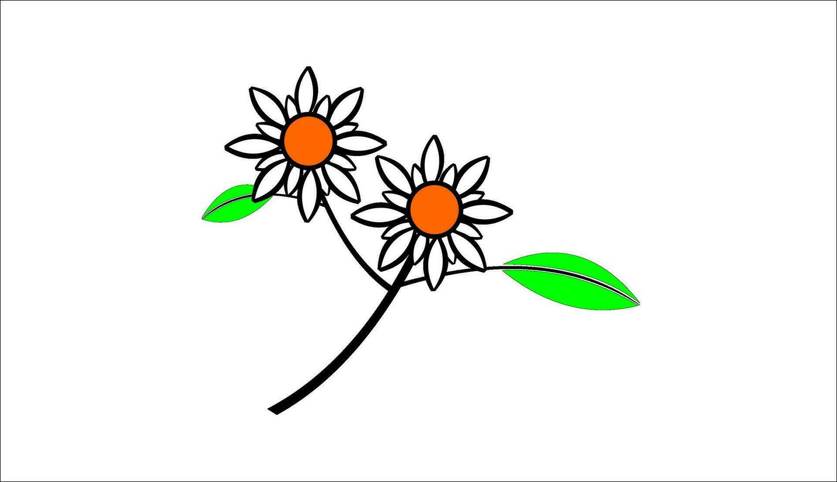 a vector image or flower icon