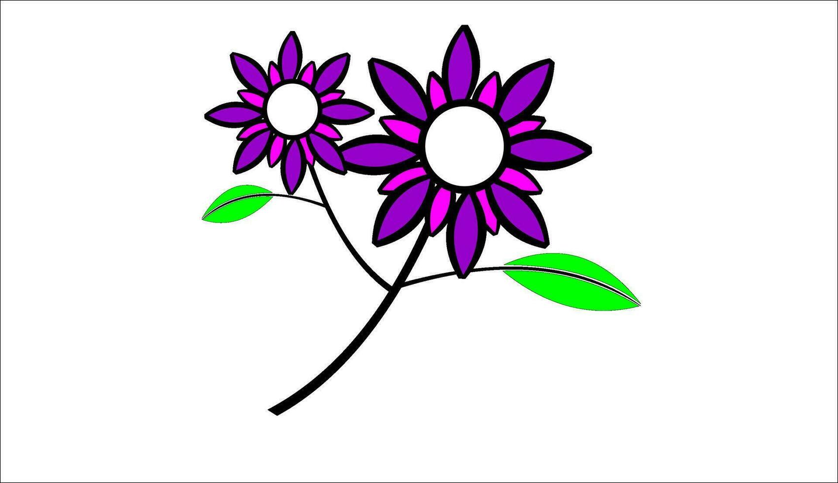 un vector imagen o flor icono