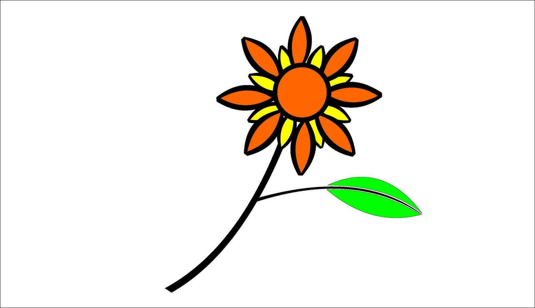 un icono representando un flor vector