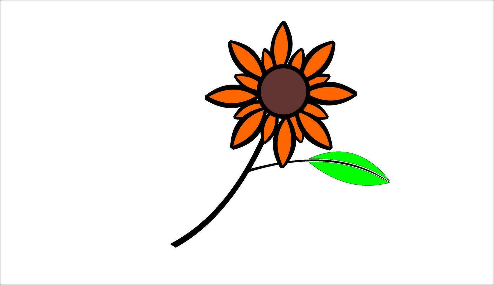 un vector imagen o flor icono