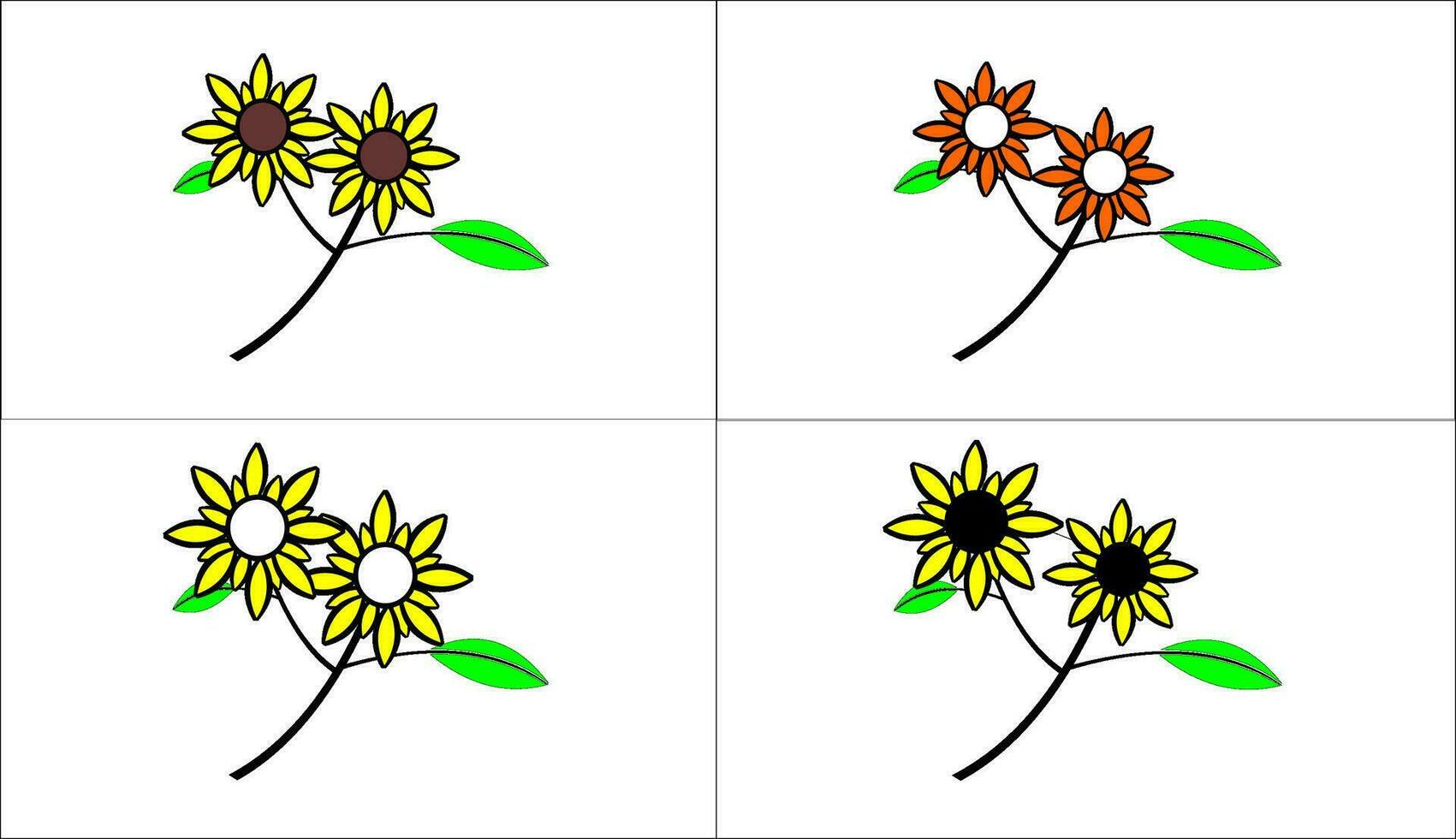 un icono representando un flor vector