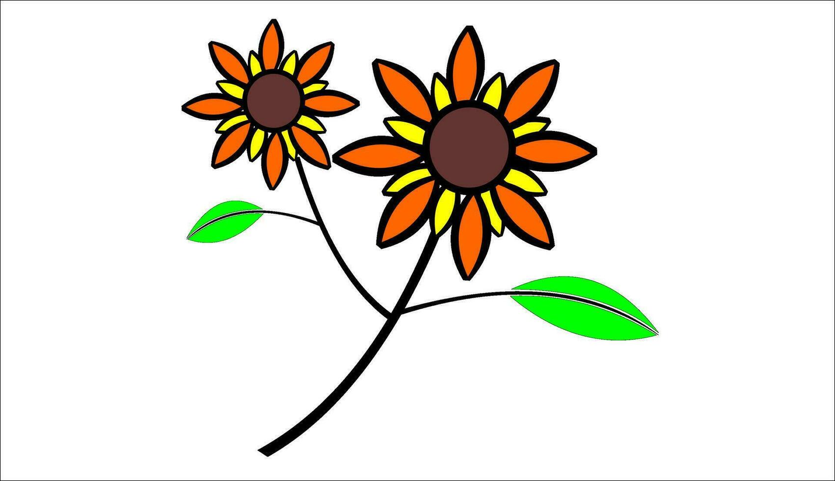 an icon depicting a flower vector