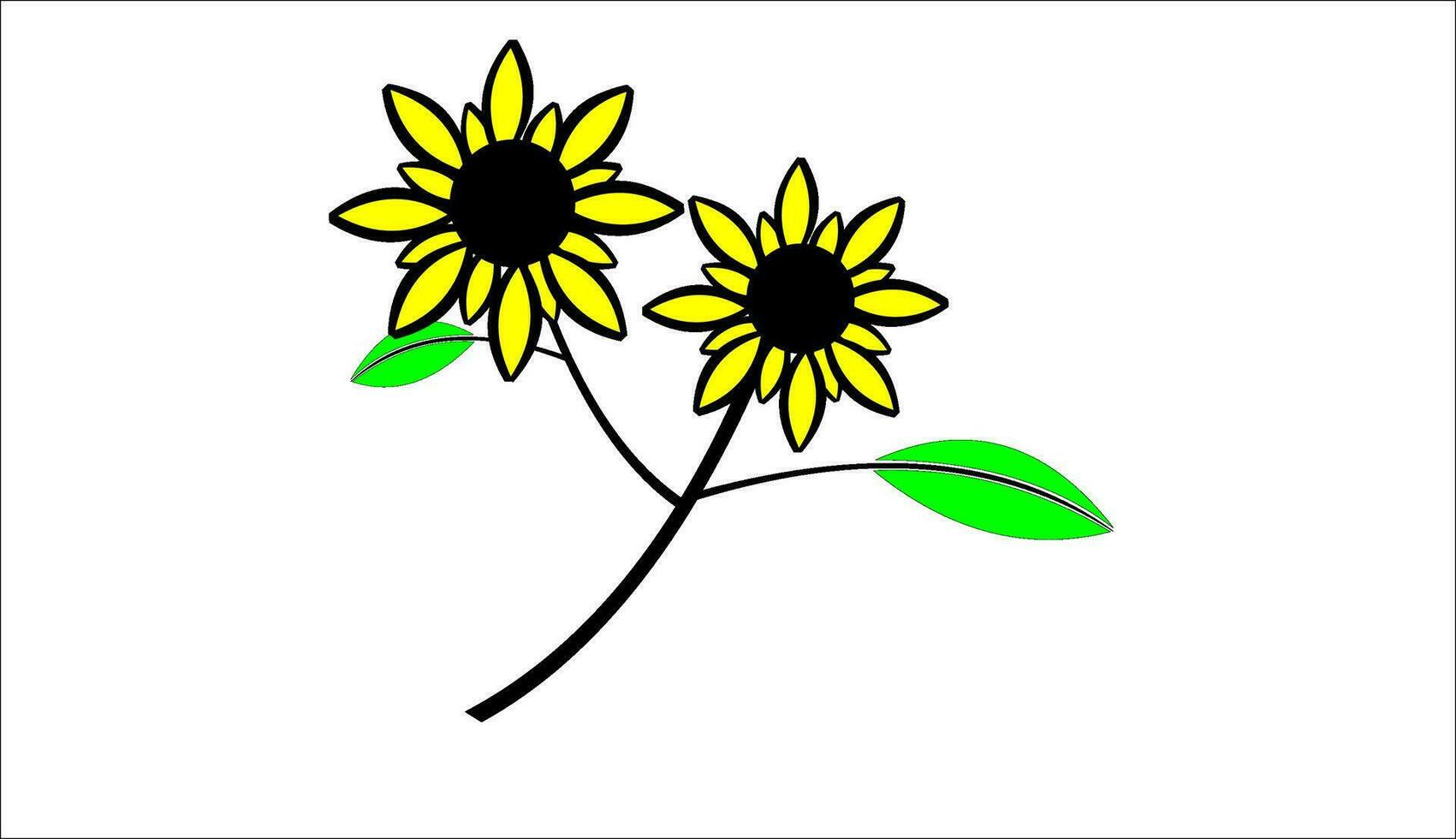 a vector image or flower icon