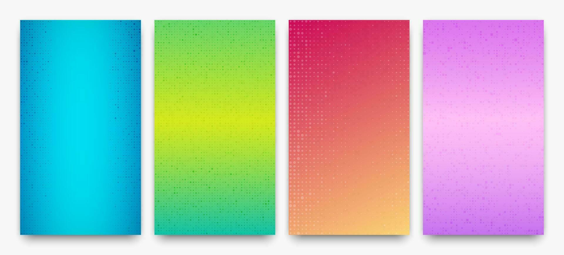 Abstract gradient geometric background of squares vector