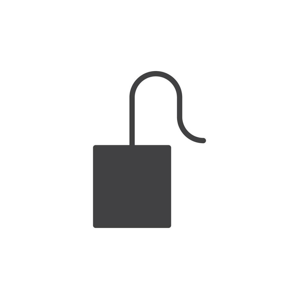 tea bag icon. sign for mobile concept and web design. outline vector icon. symbol, logo illustration. vector graphics.